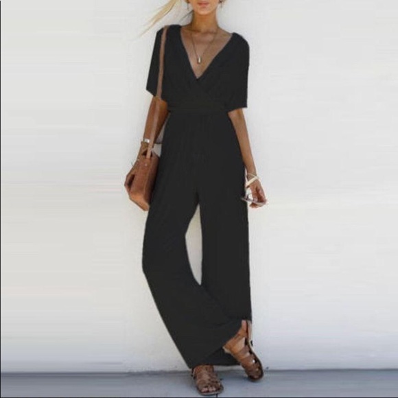 Pants - Black jumpsuit